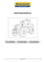 NEW HOLLAND T8.275 T8.300 T8.330 T8.360 T8.390 TRAKTOR REPARATURHANDBUCH