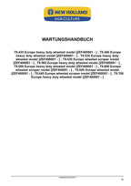 NEW HOLLAND T9.435 T9.480 T9.530 T9.565 T9.600 T9.700 TRAKTOR REPARATURHANDBUCH