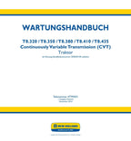 NEW HOLLAND T8.320 T8.350 T8.380 T8.410 T8.435 TRAKTOR REPARATURHANDBUCH #1