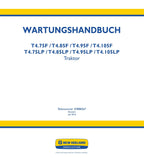 NEW HOLLAND T4.85F T4.85LP T4.95F T4.95LP TRAKTOR REPARATURHANDBUCH
