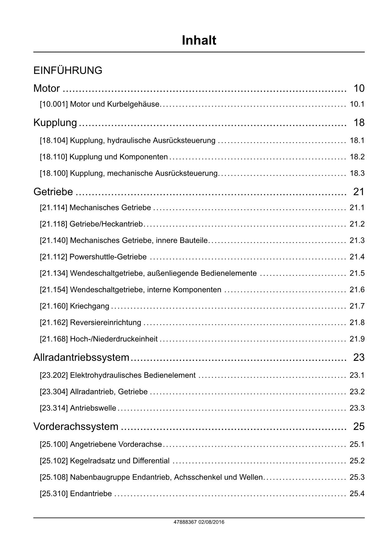 NEW HOLLAND T4.85F T4.85LP T4.95F T4.95LP TRAKTOR REPARATURHANDBUCH