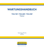 NEW HOLLAND TD4.70F TD4.80F TD4.90F TRAKTOR REPARATURHANDBUCH