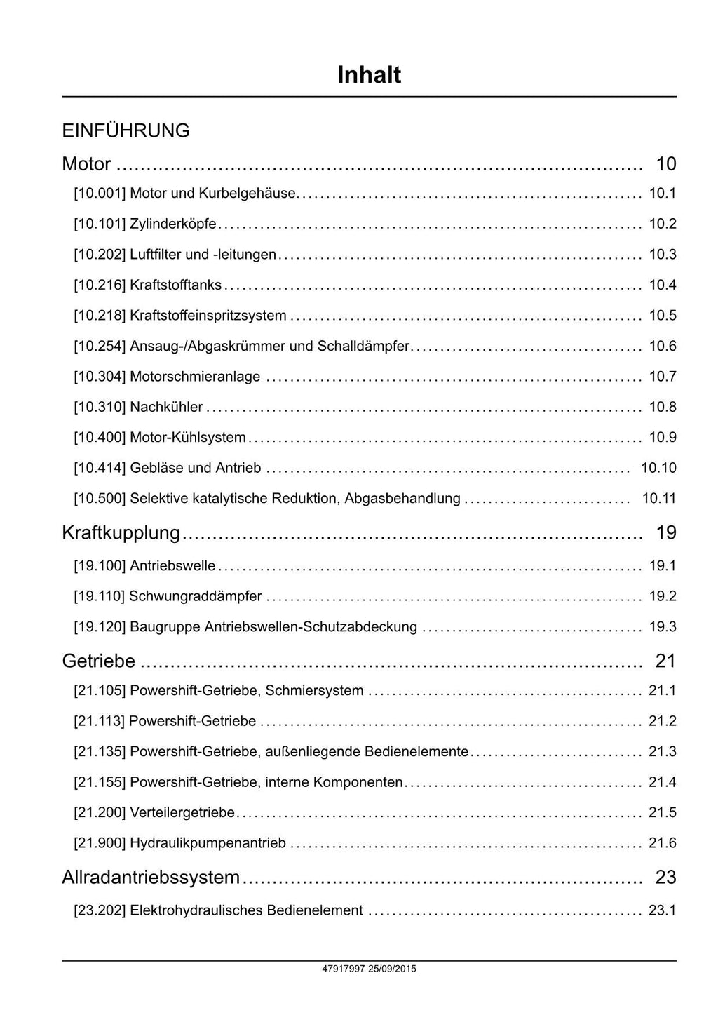 NEW HOLLAND T8.320 T8.350 T8.380 T8.380 T8.410 TRAKTOR REPARATURHANDBUCH