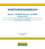 NEW HOLLAND BOOMER 30 35 TRAKTOR REPARATURHANDBUCH