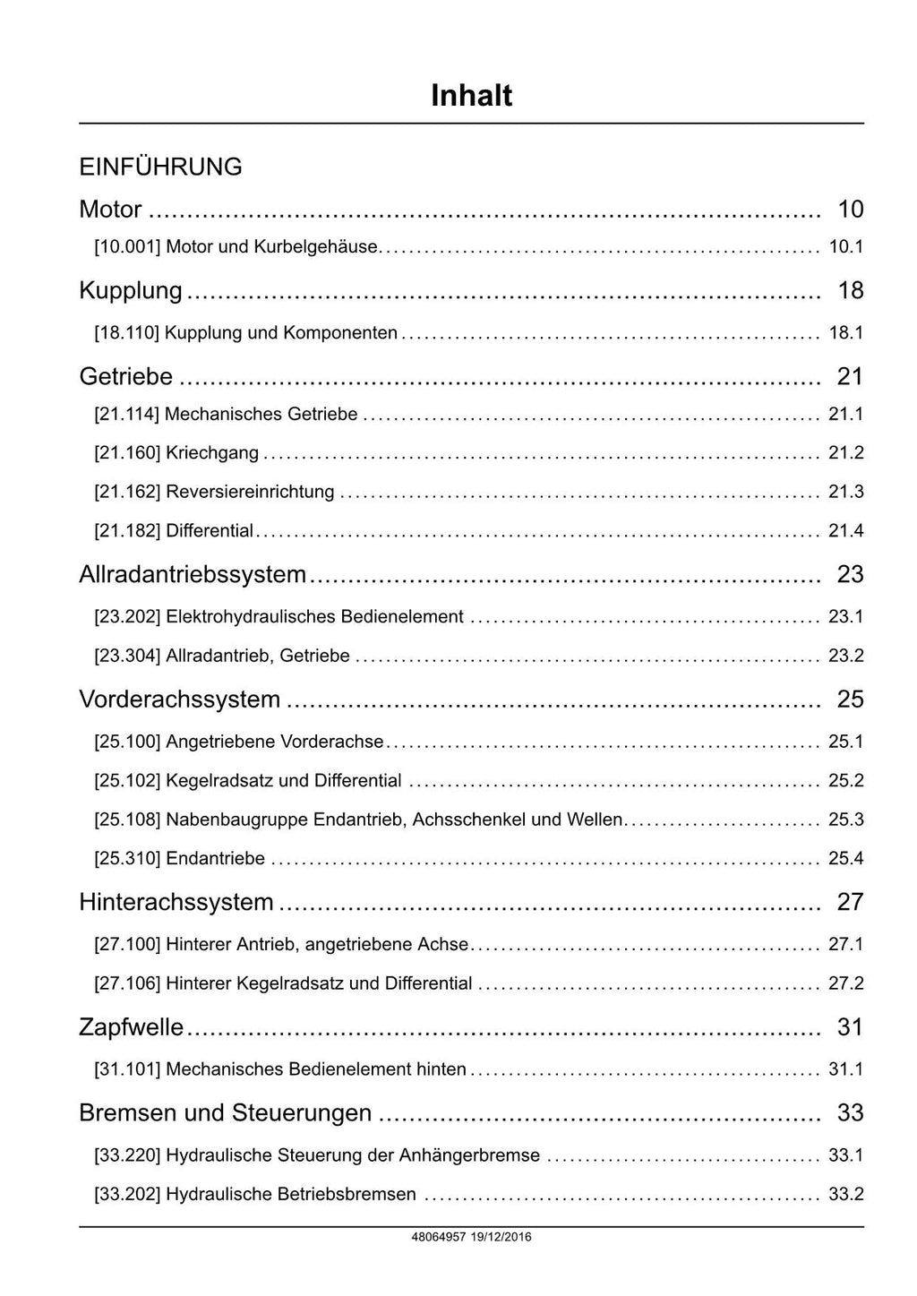 NEW HOLLAND TD4020F TD4030F TD4040F TRAKTOR REPARATURHANDBUCH