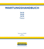 NEW HOLLAND T4.55 T4.65 T4.75 TRAKTOR REPARATURHANDBUCH BUCH
