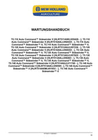 NEW HOLLAND T5.110 T5.120 T5.130 T5.140 TRAKTOR REPARATURHANDBUCH BUCH