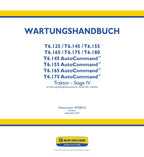 NEW HOLLAND T6.125 T6.145 T6.155 T6.165 T6.175 T6.180  TRAKTOR REPARATURHANDBUCH