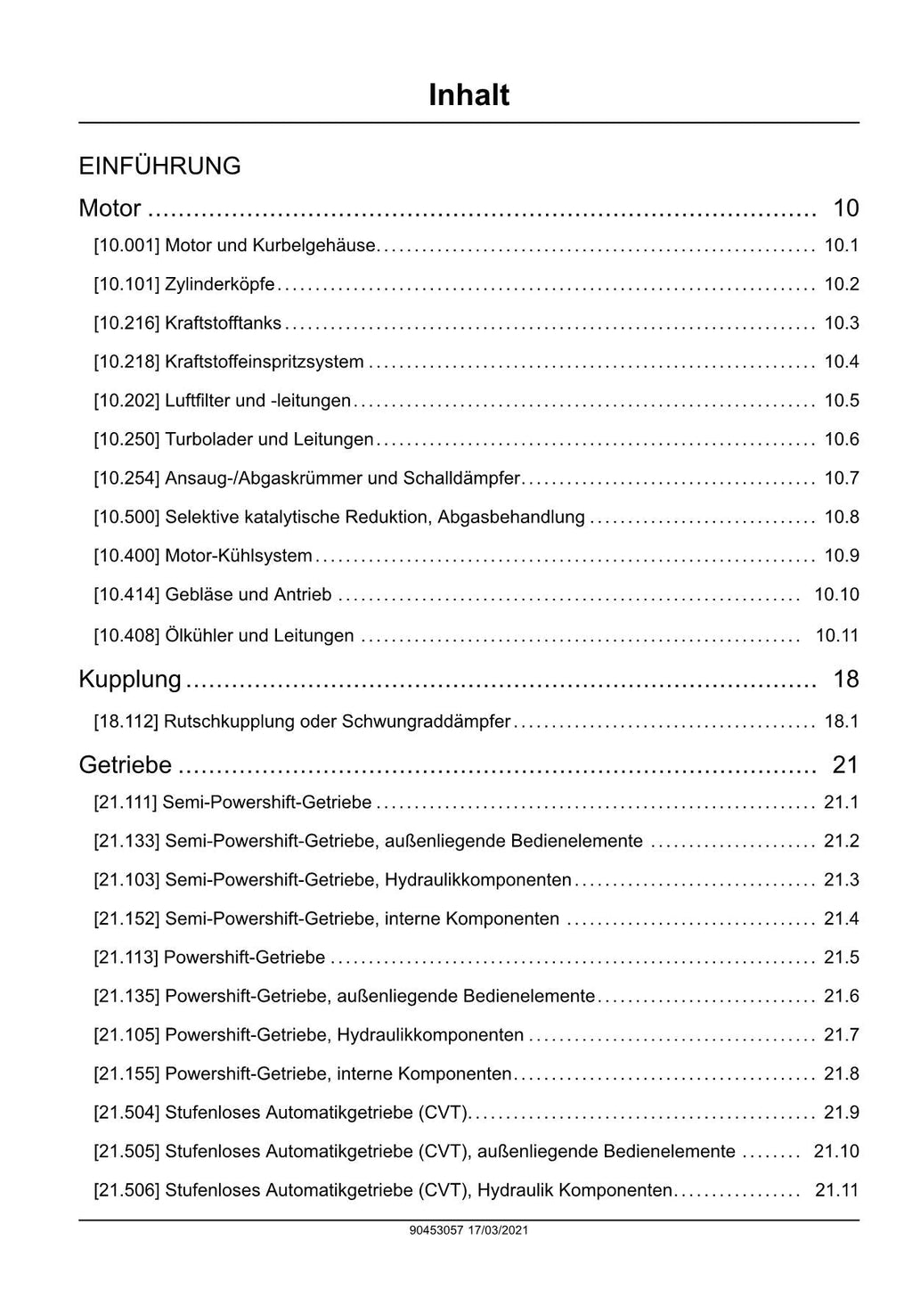 NEW HOLLAND T7.165S T7.175 T7.190 T7.210 T7.175 T7.225 TRAKTOR REPARATURHANDBUCH