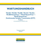 NEW HOLLAND T8.320 T8.350 T8.380 T8.410 T8.435 T8.380 TRAKTOR REPARATURHANDBUCH