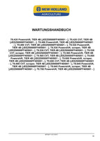 NEW HOLLAND T9.435 T9.480 T9.530 T9.565 T9.645 T9.700 TRAKTOR REPARATURHANDBUCH