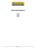NEW HOLLAND T3.50F T3.55F T3.65F T3.75F TRAKTOR REPARATURHANDBUCH