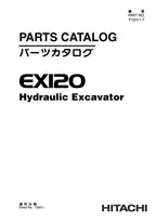 Manual del catálogo de piezas de la excavadora Hitachi EX120