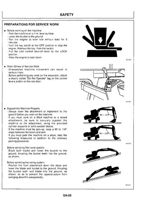 HITACHI EX220LC-3 EX220-3 EXCAVATOR SERVICE MANUAL