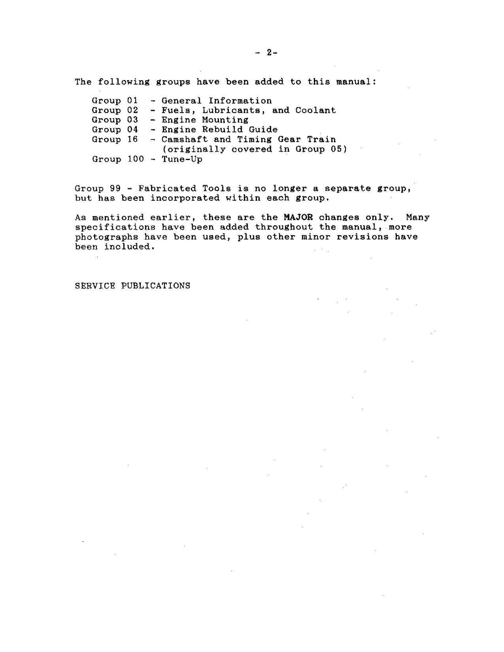 John Deere 8955 Engine REPAIR SERVICE TECHNICAL MANUAL CTM10