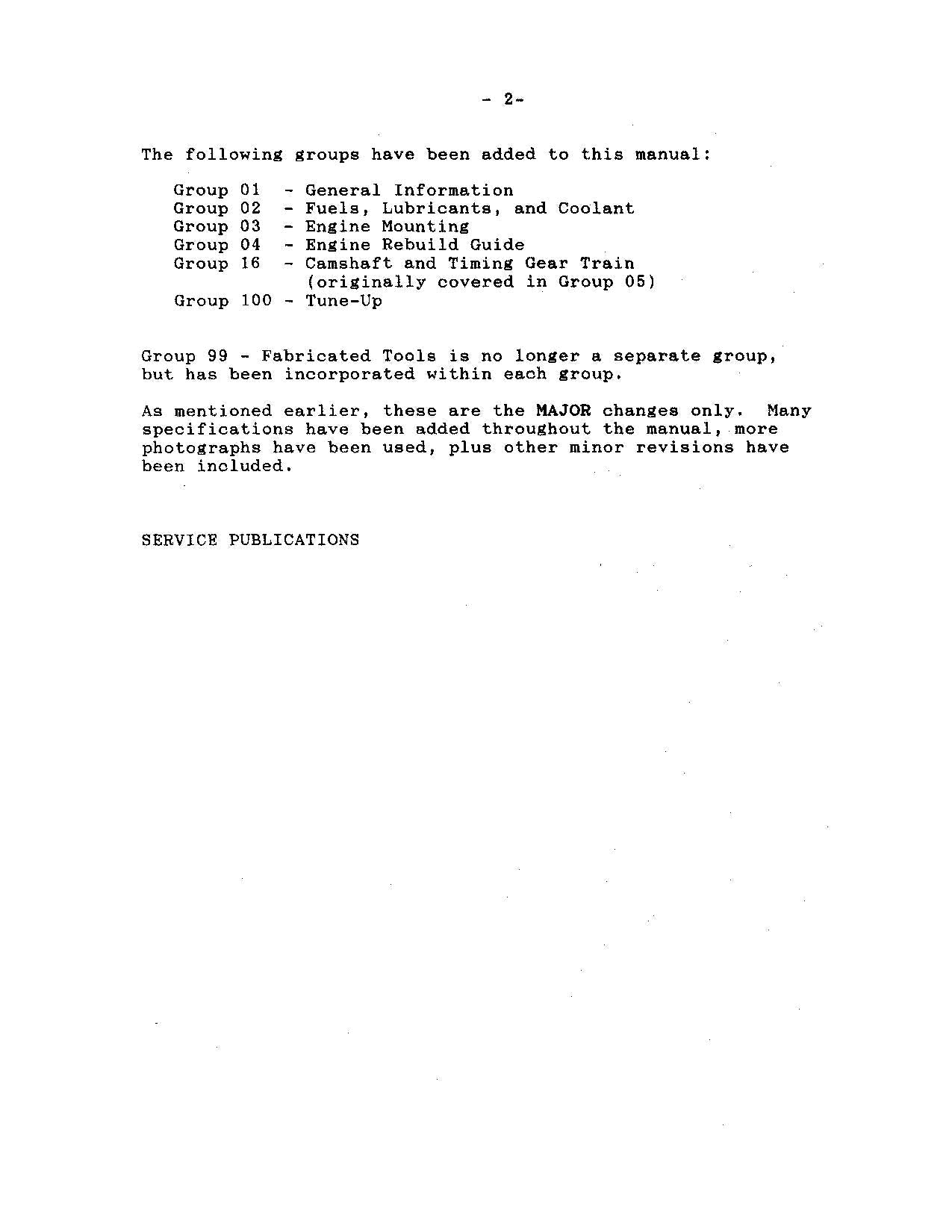 John Deere 8955 Engine REPAIR SERVICE TECHNICAL MANUAL CTM10