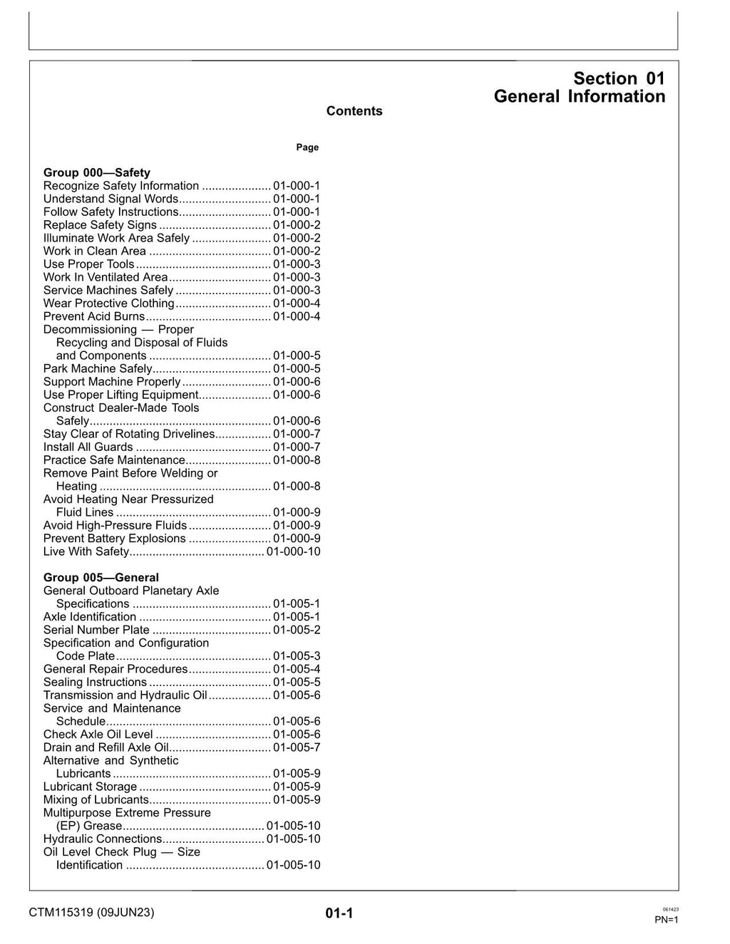 MANUAL DE SERVICIO Y REPARACIÓN DEL EJE PLANETARIO FUERA DE BORDA JOHN DEERE TEAMMATE V SERIE 1500