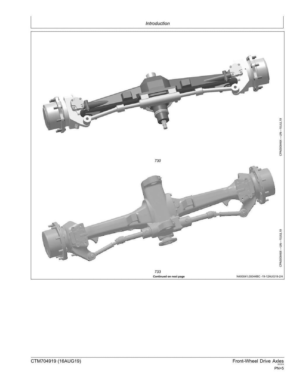 MANUAL DE SERVICIO DEL EJE JOHN DEERE 6B1104 6B1204 6B1404 6B954 6A1354 6135B 6095B