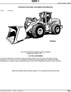 HITACHI JOHN DEERE LX230-3 LOADER PARTS CATALOG MANUAL