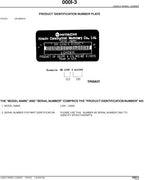 HITACHI JOHN DEERE LX230-3 LOADER PARTS CATALOG MANUAL