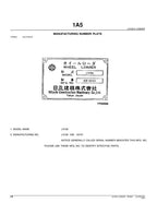 HITACHI LX150-2 LOADER PARTS CATALOG MANUAL