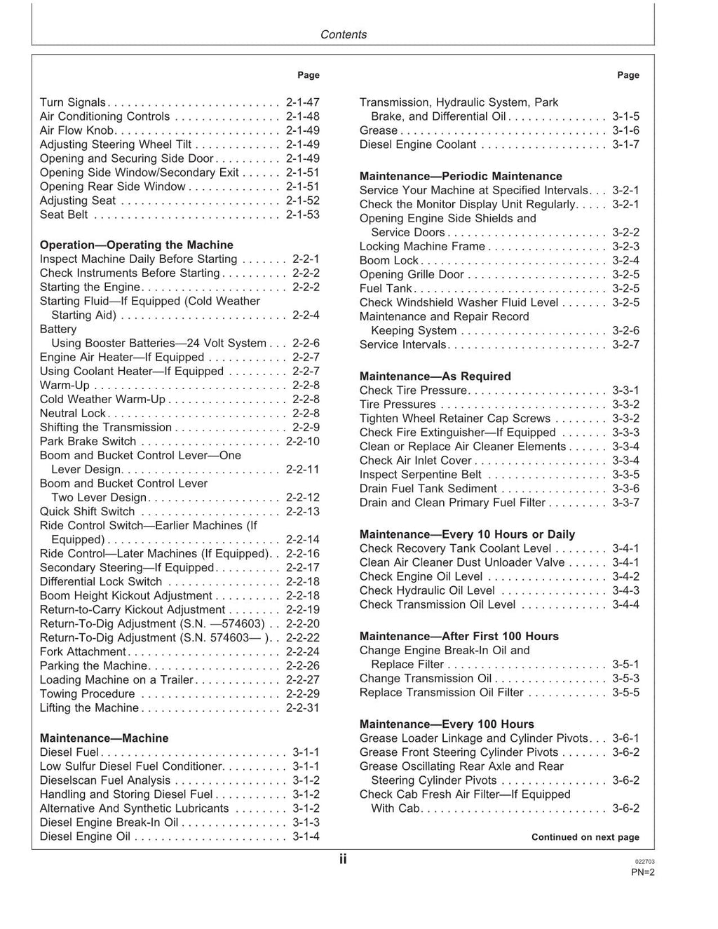 HITACHI LX120 LOADER OPERATORS MANUAL