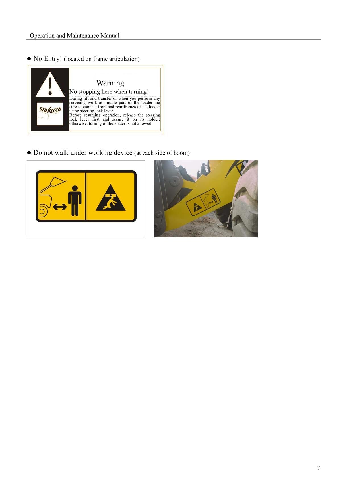 Hyundai HL630L HL635L WHEEL LOADER Operators Maintenance Manual