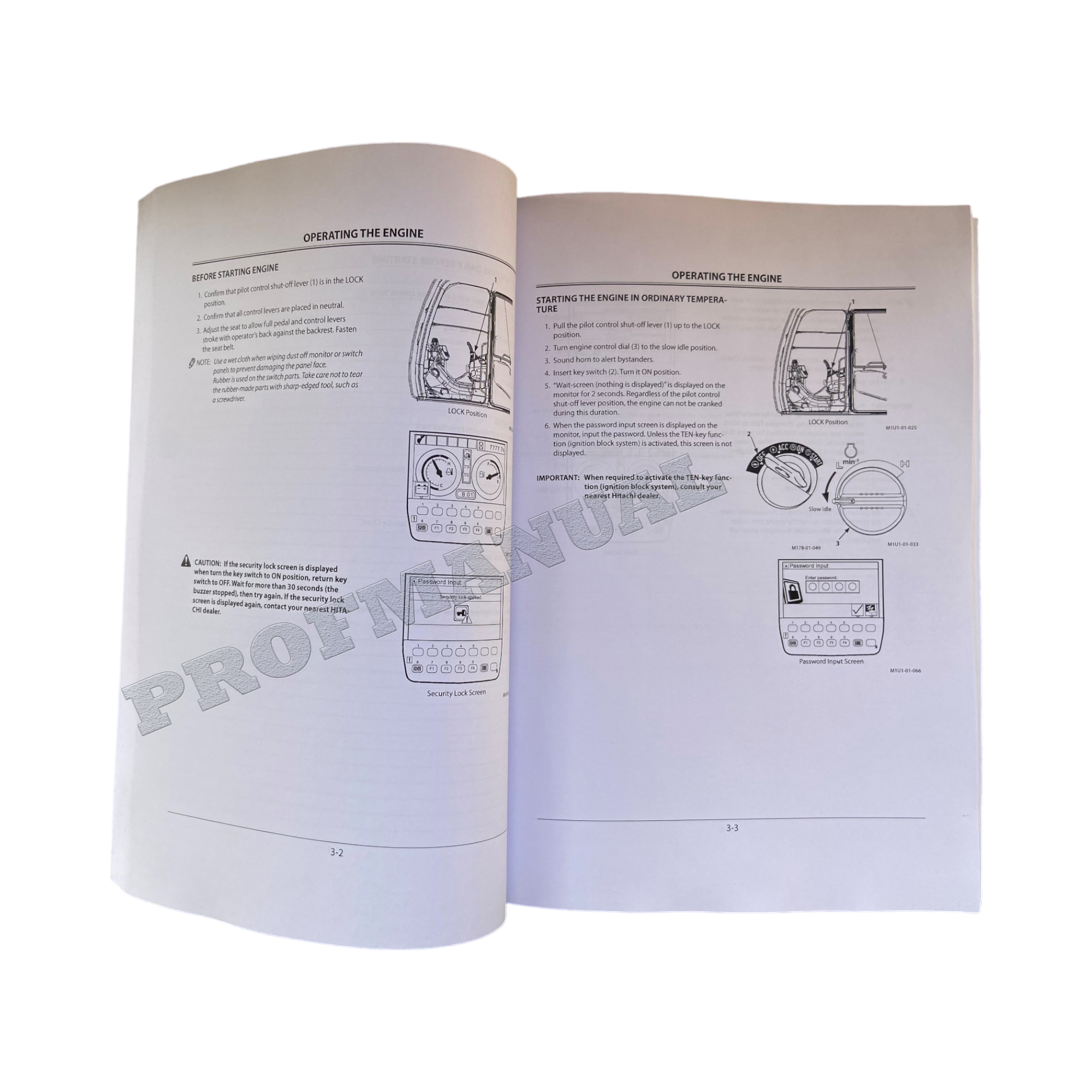 HITACHI ZAXIS ZX 160LC-3 200LC-3 240LC-3 270LC-3 350LC-3 EXCAVATOR OPERATORS MANUAL