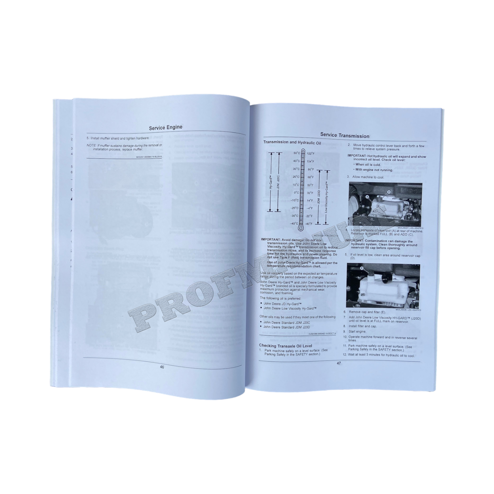 MANUAL DEL OPERADOR DEL TRACTOR JOHN DEERE X570 X580 X584 X590 N.° 2