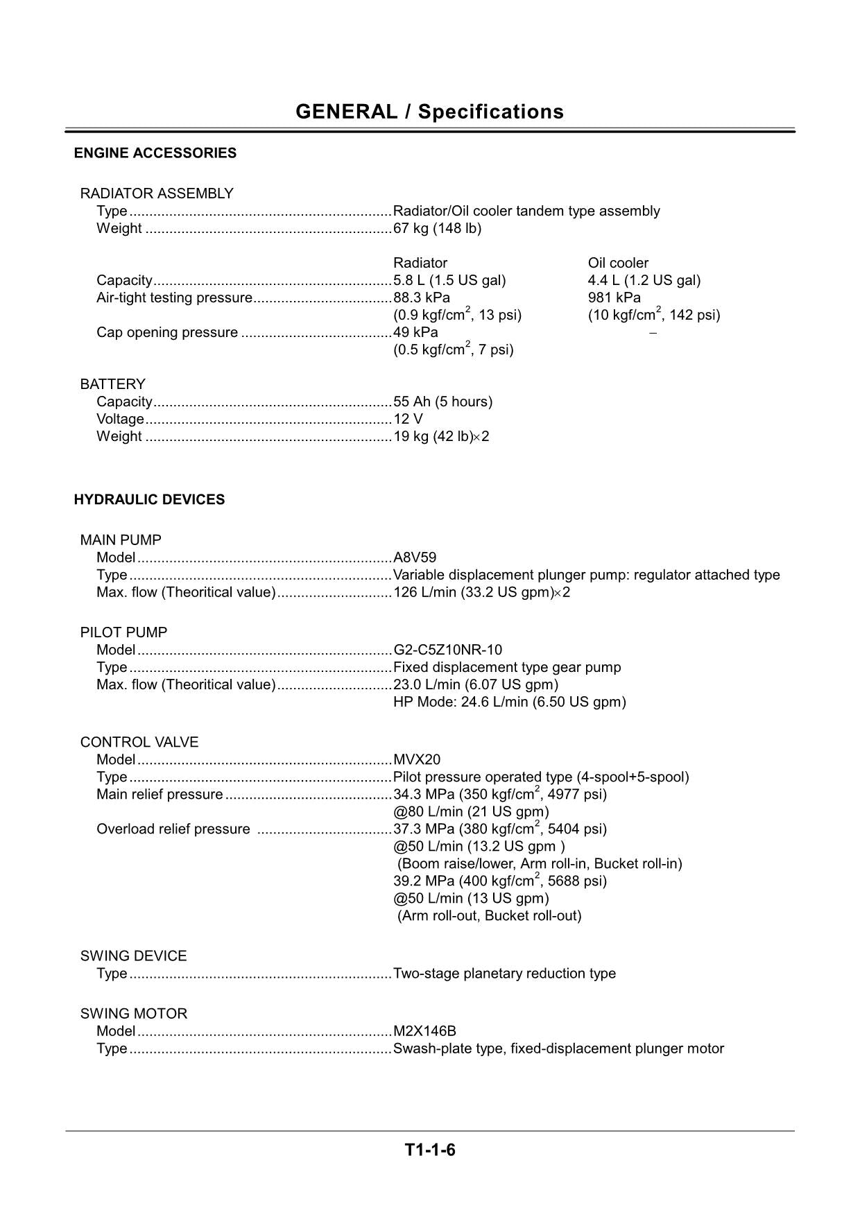 HITACHI EX150LC-5 ZX160LC-5 Excavator Operational Principle Technical Manual + Schematics