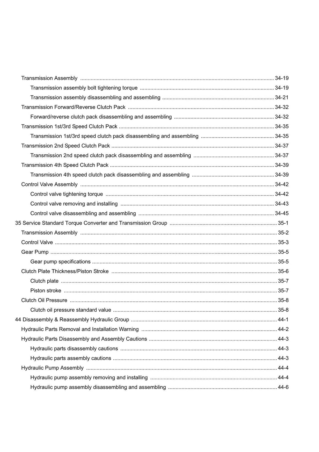 Hitachi ZW220-G Wheel Loader Workshop Manual