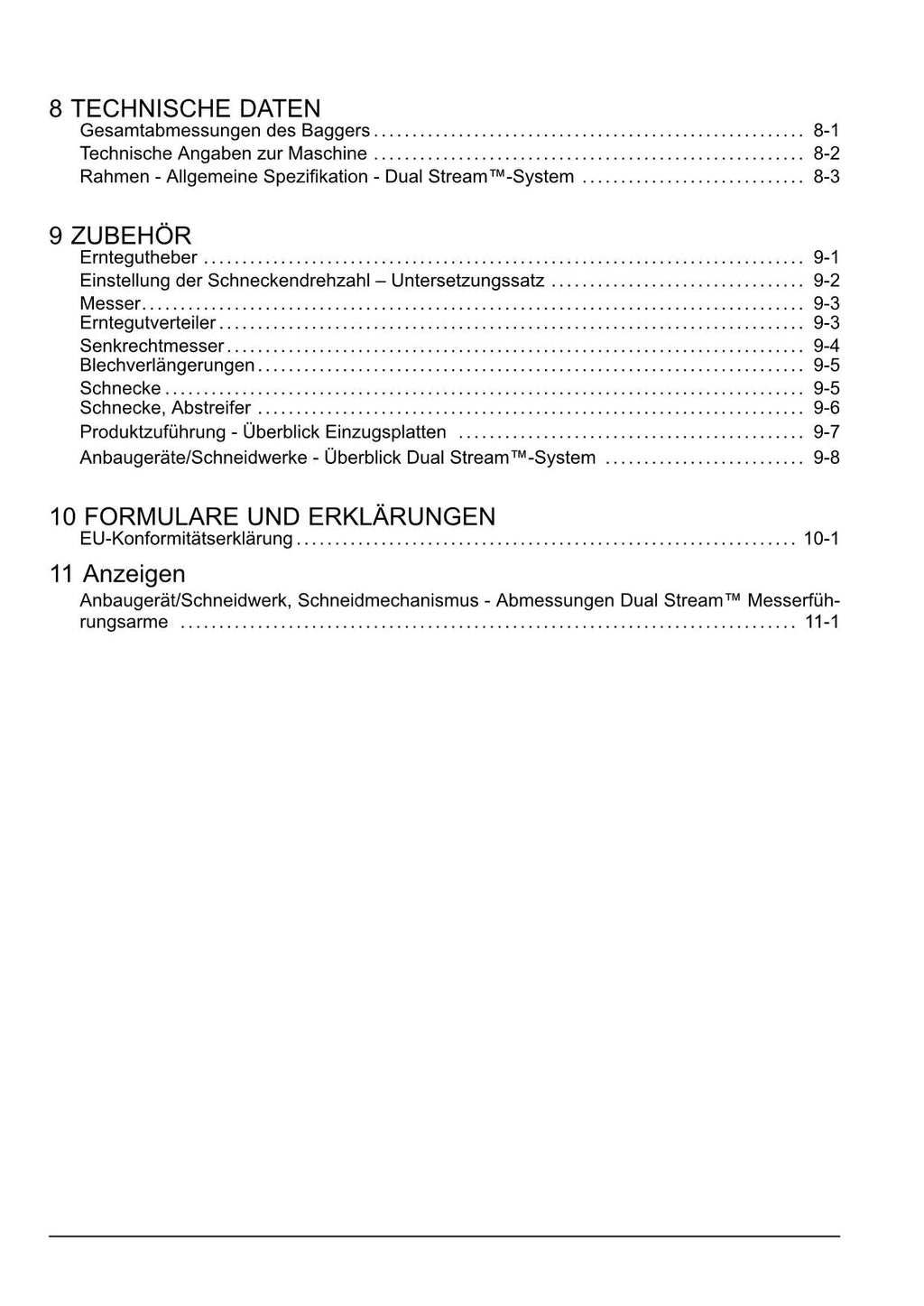 New Holland 760CG Schneidwerk Betriebsanleitung Ab 8126