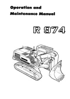 Liebherr R974 Excavator Operators manual
