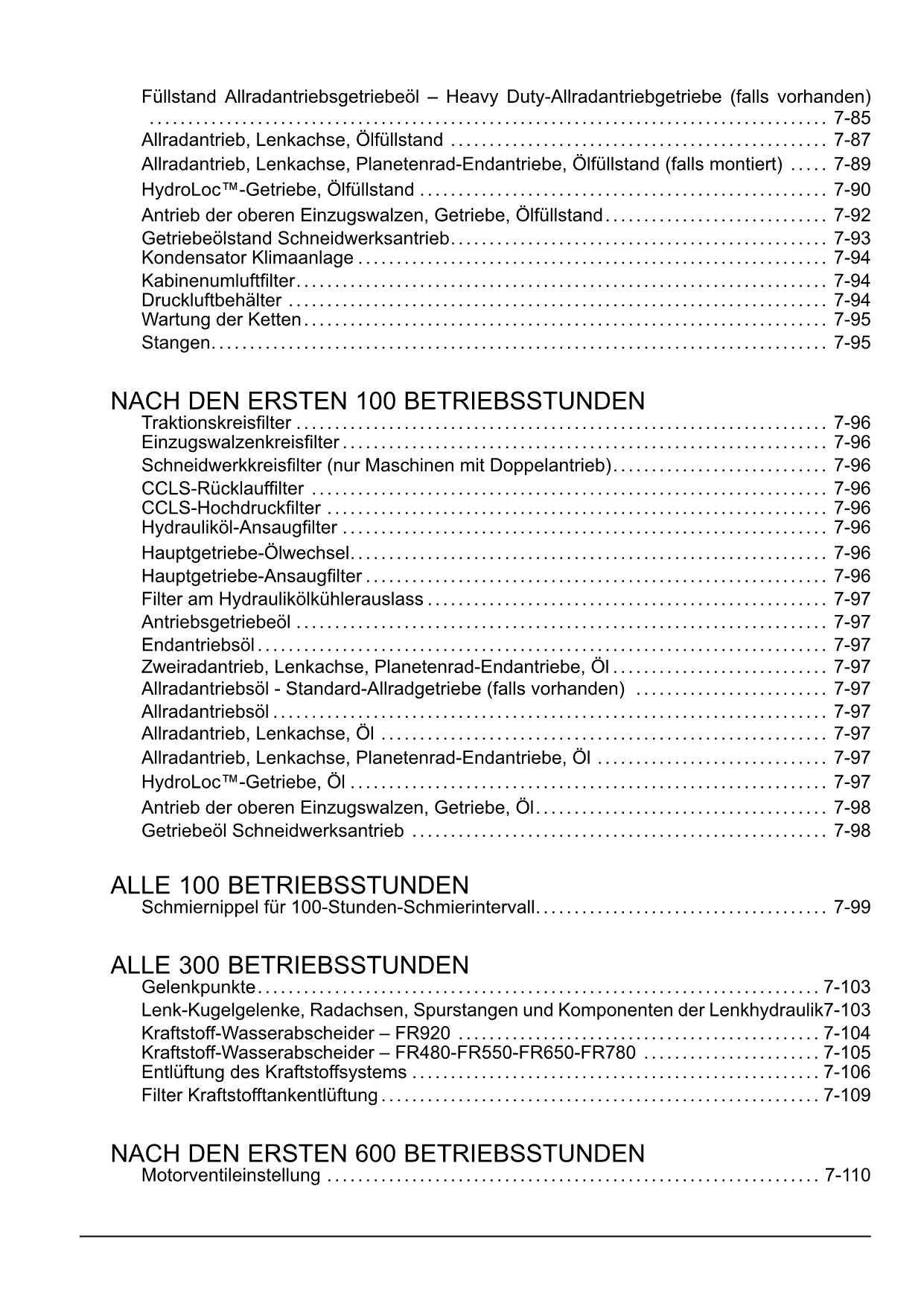 New Holland FR650 FR780 Forage Cruiser Mähdrescher Betriebsanleitung 90490356