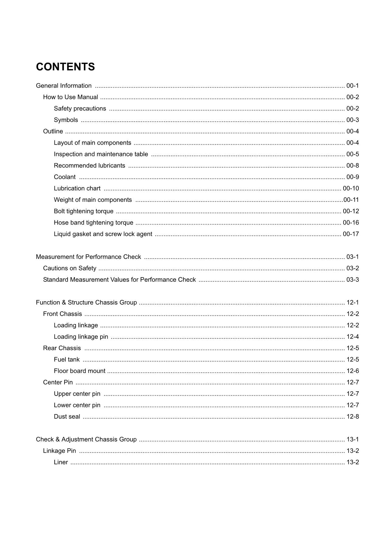 Hitachi ZW550-G Wheel Loader Technical Manual Operational Principle