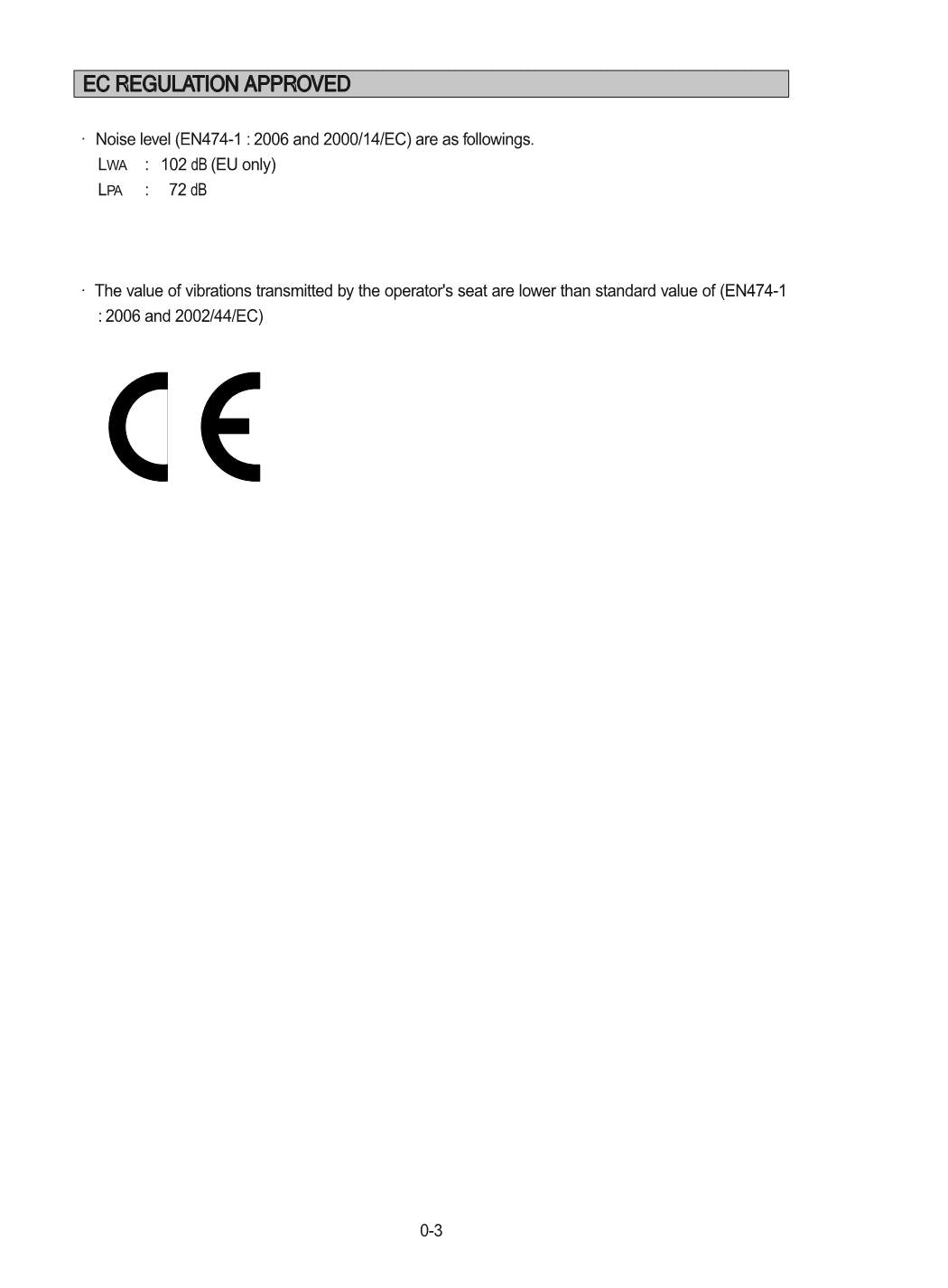 Manual de mantenimiento del operador de la excavadora sobre cadenas Hyundai HX210HD HX220HD