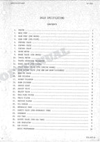 HITACHI UH122 Excavator Repair Service manual Specification