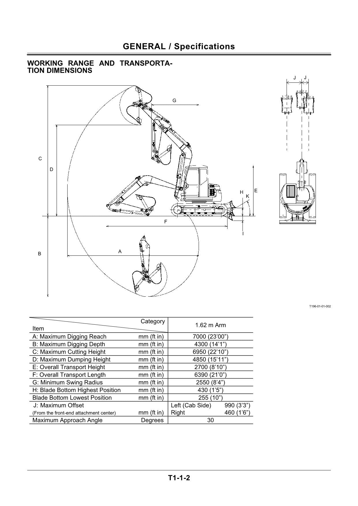 HITACHI EX80U Excavator Operational Principle Technical Manual