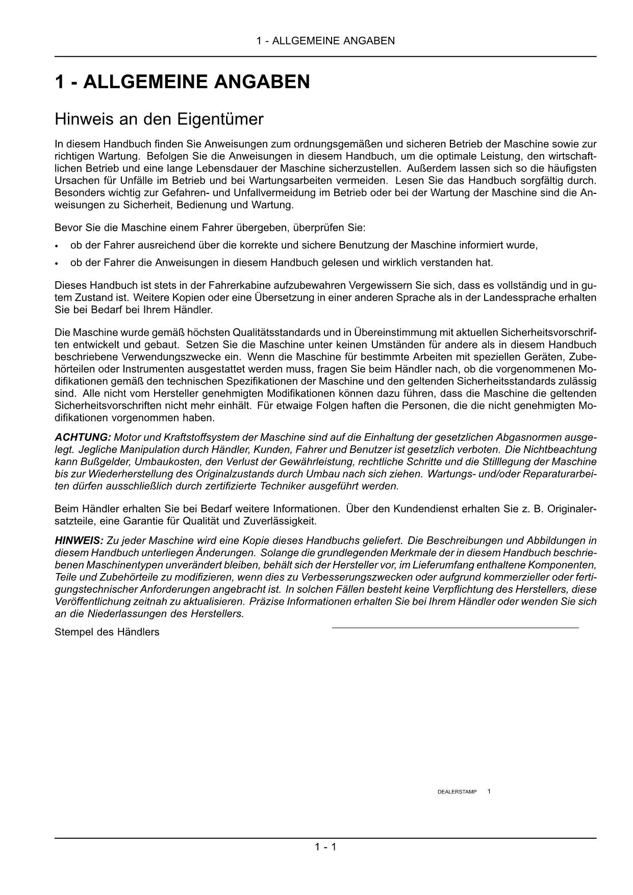 New Holland E265C E305C Bagger Betriebsanleitung