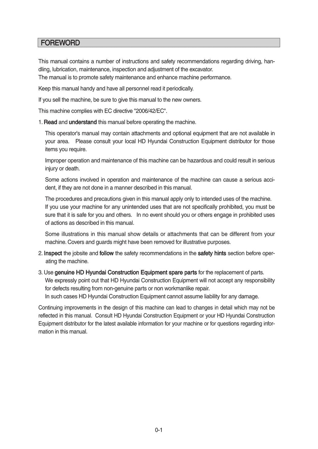 Hyundai HX145LCRT3 CRAWLER EXCAVATOR Operators Maintenance Manual