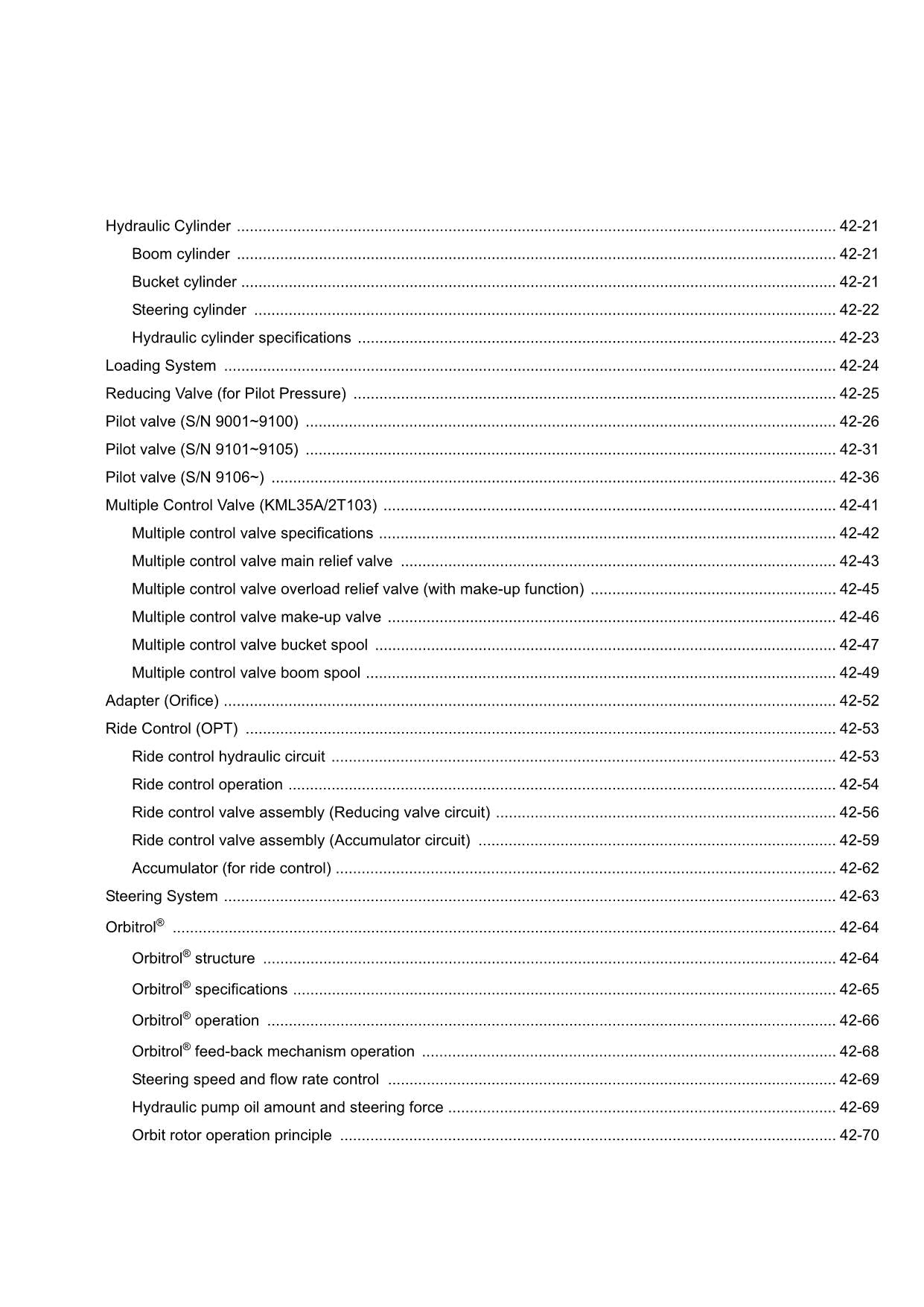 Hitachi ZW550 Wheel Loader Technical Manual Operational Principle TO11C5-E-01