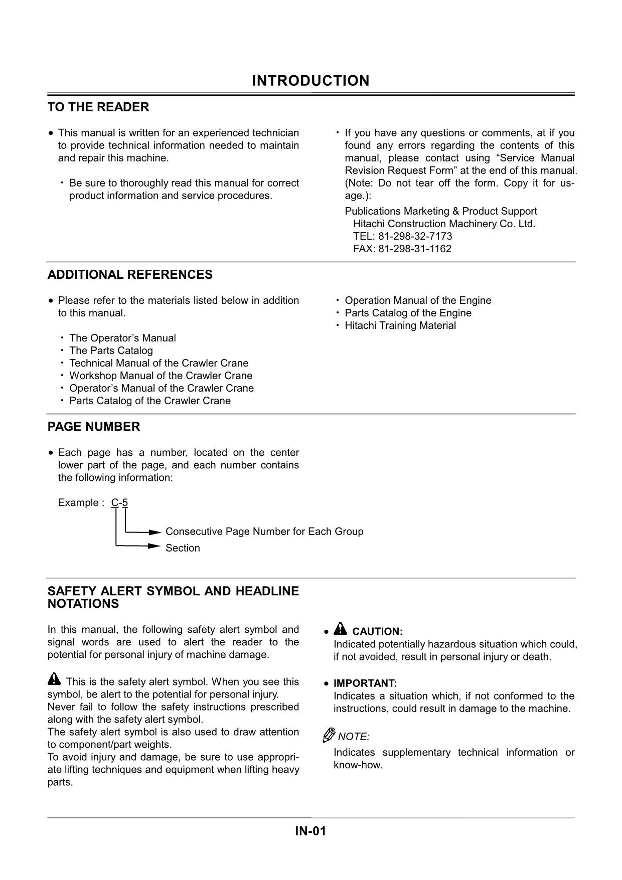Manual de reparación y servicio del taller de excavadoras Hitachi ZX30, ZX35, ZX40 y ZX50
