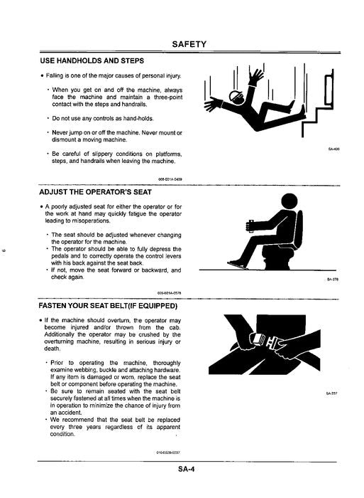 HITACHI EX55UR-3 EXCAVATOR SERVICE MANUAL