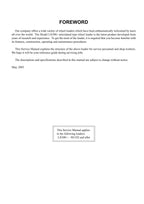 Hitachi LX300-7 LX360E Wheel Loader Technical Manual +Schematics