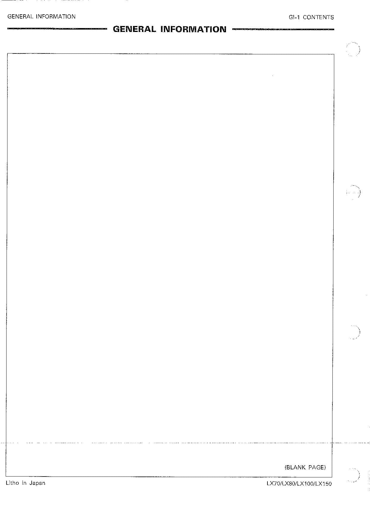 Hitachi LX70 LX80 Wheel Loader Service Manual