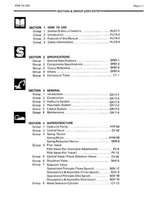 HITACHI EX60WD EXCAVATOR SERVICE MANUAL