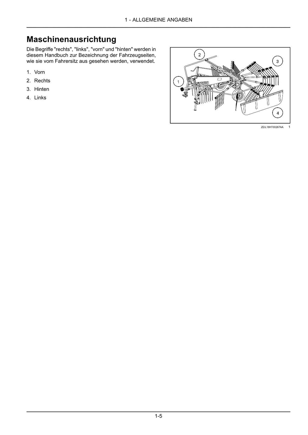 New Holland PROROTOR 420 450 Drehrechen Betriebsanleitung