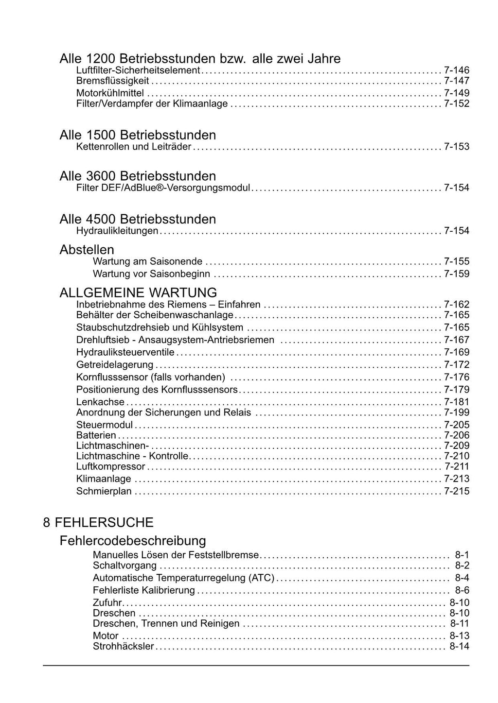New Holland CR7 90 CR8 80 CR8 90 CR9 80 CR9 90 Mähdrescher Betriebsanleitung