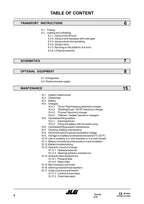 TOUCAN 910 Vertical Lift Maintenance Operation Operators Manual