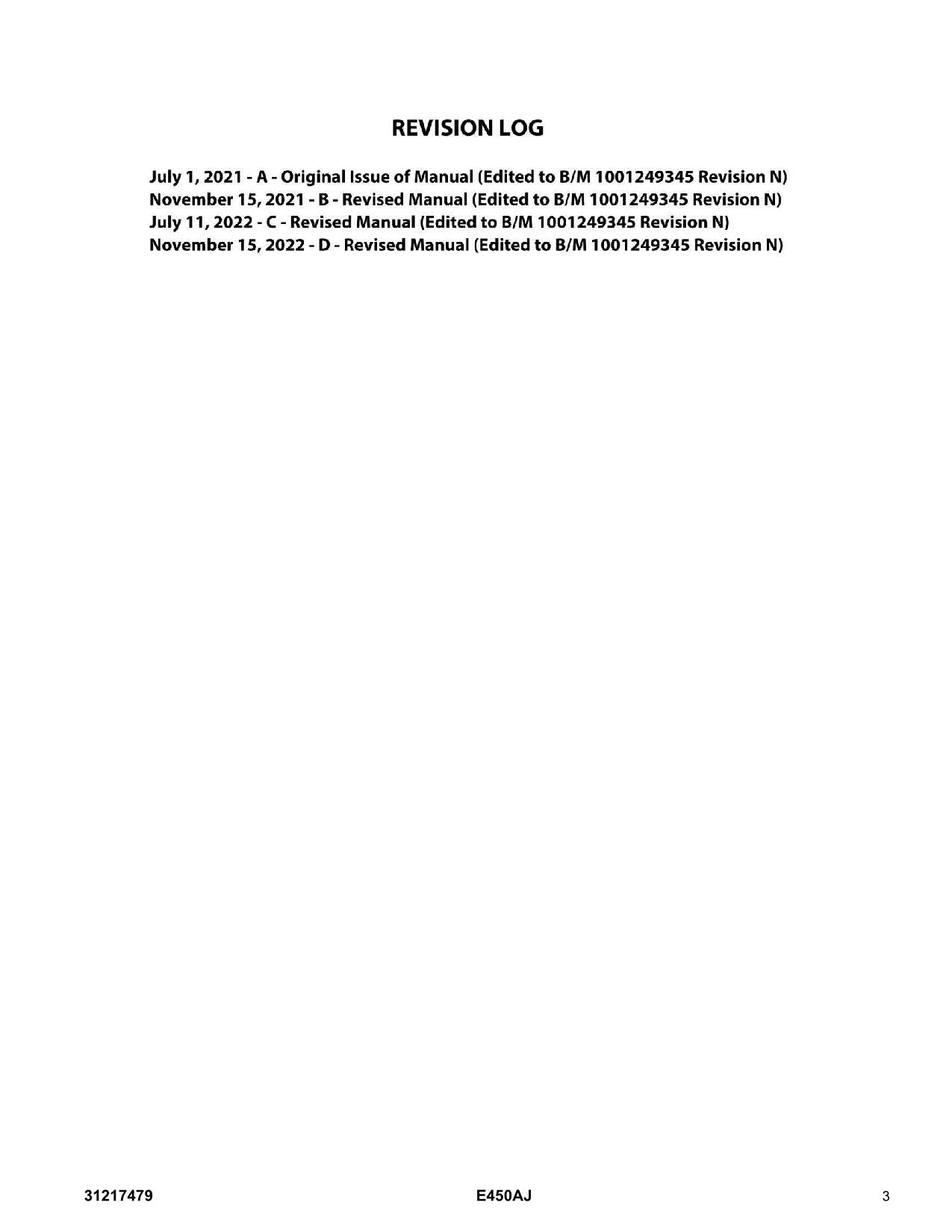 Manual del catálogo de piezas del elevador de pluma JLG E450AJ